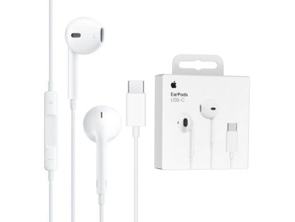 82152 7 apple originalne sluchadla a3046 myqy3zm a drotove usb c mikrofon blister biele