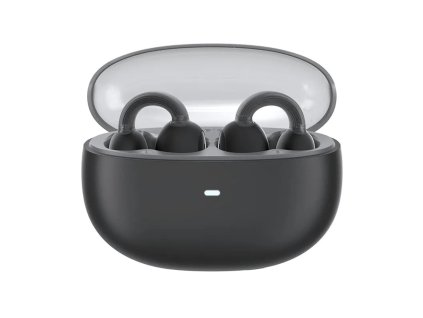 81921 baseus bezdrotove sluchadla airgo 1 ring a00069201113 00 bluetooth 5 3 tws otvoreny dizajn s klipom cierne cluster black