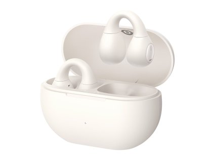82941 baseus bezdrotove sluchadla bass 15 clip a00079500223 00 tws bluetooth 5 4 enc otvoreny dizajn usb c biele stellar white