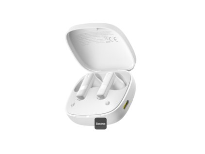 81909 baseus bezdrotove sluchadla bowie e20 a00069700223 00 tws bluetooth 5 3 2 enc mikrofon silne basy ipx5 biele