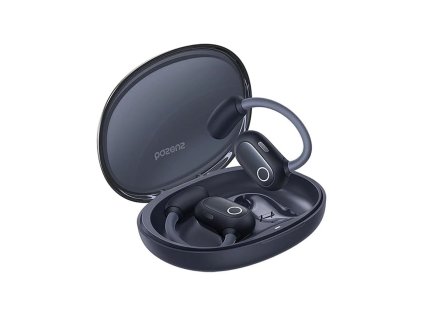 81852 baseus bezdrotove sluchadla pm20a a00064400121 00 tws bluetooth 5 3 otvoreny dizajn 380 mah cierne cosmic black