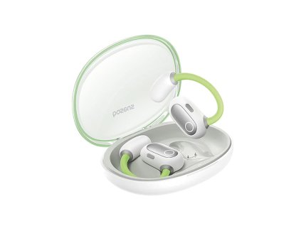81855 baseus bezdrotove sluchadla pm20a a00064400641 00 open ear true wireless bluetooth 5 3 zelene aurora green