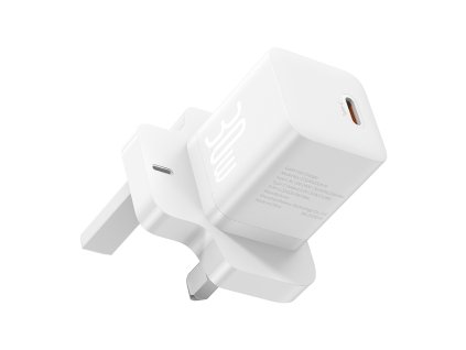 82020 baseus gan5 nabijacka uk plug p10110906213 00 usb c 30 w rychlonabijacka biela