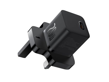 81825 baseus gan5 nabijacka uk plug p10110907113 00 usb c 20 w quick charge cierna
