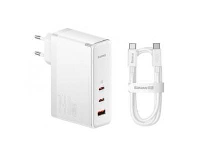 82032 7 baseus gan5 pro nabijacka ccgp100202 2 usb c usb 140 w usb c kabel 240 w 1 m biela