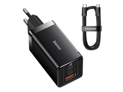 82035 6 baseus gan5 pro nabijacka ccgp120201 2 usb c usb 65 w usb c kabel 100 w 1 m cierna