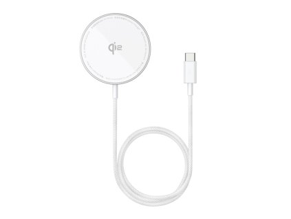 82935 baseus magneticka bezdrotova nabijacka simple mini4 air p10278200s11 00 usb c qi2 15 w rychle nabijanie frost silver