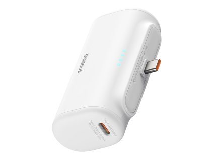 82050 baseus power banka p10068306213 00 usb c kompaktna 20 w 5000 mah usb c kabel biela