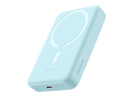 81945 baseus power banka mini ppcx110203 usb c magsafe 10 000 mah 30 w usb c kabel 30 cm modra