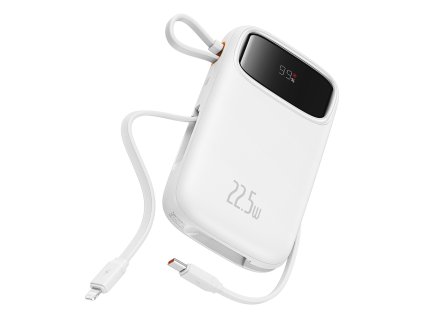 81999 baseus power banka qpow pro p10055003223 00 lightning 2 usb c usb a 10 000 mah 22 5 w usb c kabel 30 cm biela