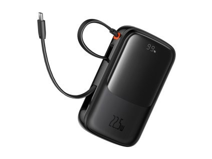 81963 baseus power banka qpow pro p10067101113 00 lightning 2 usb c usb a 10 000 mah 22 5 w usb c kabel rychle nabijanie cierna
