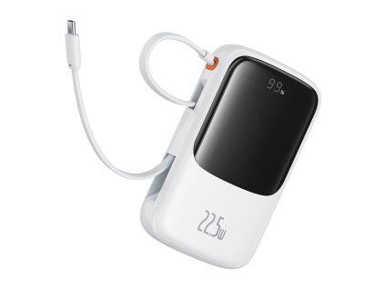 81966 baseus power banka qpow pro p10067101213 00 lightning 2 usb c usb a 10 000 mah 22 5 w usb c kabel biela