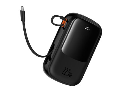 81981 baseus power banka qpow pro p10067103113 00 lightning 2 usb c usb a 20 000 mah 22 5 w usb c kabel cierna