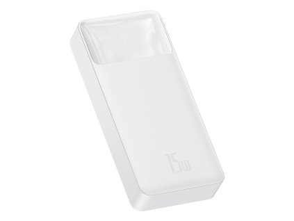 81510 bipow powerbanka ppbd050102 digitalny displej 2 usb qc3 0 usb c 20000mah 15w microusb kabel 0 25m biela