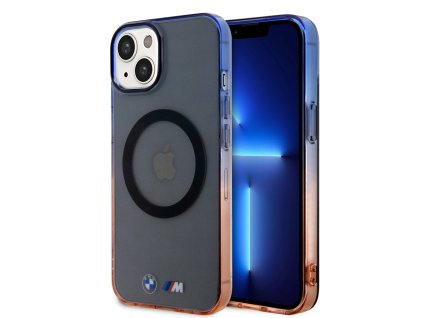87627 bmw hardcase gradient bumper magsafe tvrdy obal na iphone 15 sivy