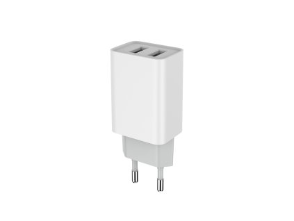 83004 colorway sietova nabijacka cw chs015 wt 2 usb 10w 2 1a kompaktna velkost ochrana proti skratu a pretazeniu biela