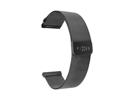 87237 fixed kovovy remienok mesh 18 mm huawei watch gt 4 41 mm w1 honor watch s1 garmin venu 2s vivoactive 4s cierny
