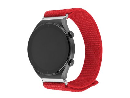 87252 fixed nylonovy sportovy remienok 22 mm huawei watch gt 2 46 mm gt 2 pro gt 3 pro 46 mm ultimate xiaomi watch s1 cerveny
