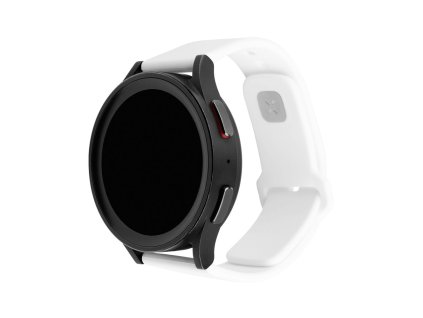 86502 fixed silikonovy sportovy remienok set 20 mm samsung galaxy watch 4 5 active 2 huawei watch gt 3 42 mm gt 3 pro 43 mm biely