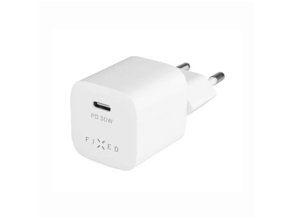 82437 fixed mini nabijacka do siete fixc30m c wh usb c power delivery 3 0 30w biela