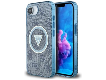 87693 guess iml metal glitter 4g circle triangle magsafe obal na iphone 16e modry