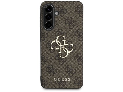 87420 guess 4g big logo tvrdy kryt pre samsung galaxy a56 5g hnedy