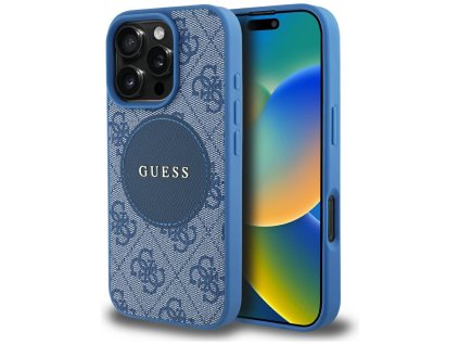 77439 guess 4g circle classic logo magsafe puzdro pre iphone 16 pro max modre