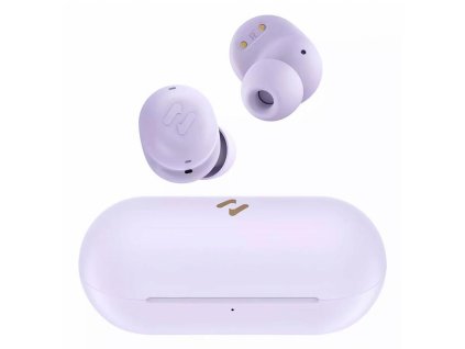82650 havit bezdrotove sluchadla tw969 lite tws bluetooth 5 4 mikrofon in ear usb c 300mah fialove