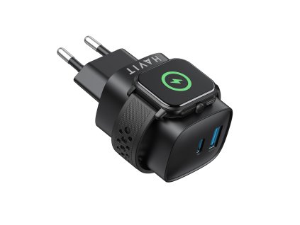 82557 havit sietova nabijacka uc132 eu usb usb c bezdrotove nabijanie 22w cierna
