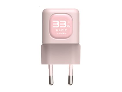 82566 havit sietova nabijacka uc230 eu usb c usb 33w ruzova
