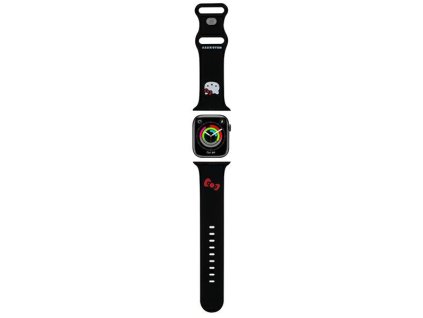 86172 hello kitty silikonovy remienok pre apple watch 1 10 se se 2 ultra ultra 2 42 44 45 46 49 mm cierny