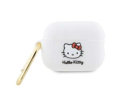 82770 hello kitty silicone 3d kitty head puzdro pre apple airpods pro 2 biele