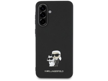 87801 karl lagerfeld saffiano kozene puzdro na samsung galaxy a56 5g cierny