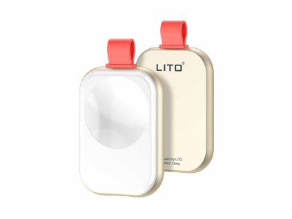 81870 lito lc03 magneticka bezdrotova nabijacka pre apple watch privesok na kluce 3 5w 1a biela