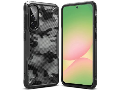 87381 ringke fusion x design puzdro pre samsung galaxy a36 5g a56 5g camo black