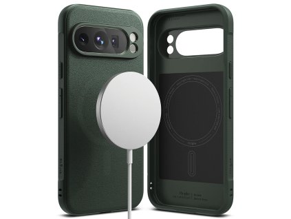 79116 ringke onyx magsafe puzdro pre google pixel 9 pro xl tmavozelene