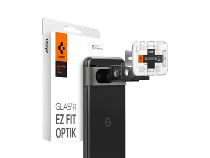 77553 spigen optik tr ez fit 2 ks ochranne sklo kamery pre google pixel 8 cierne