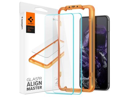 77613 spigen optik tr ez fit 2 ks ochranne sklo kamery pre google pixel 8 cierne