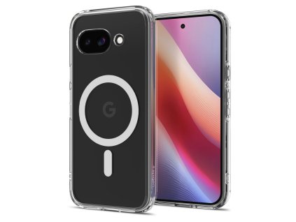 79296 spigen ultra hybrid magsafe puzdro pre google pixel 9a clear white