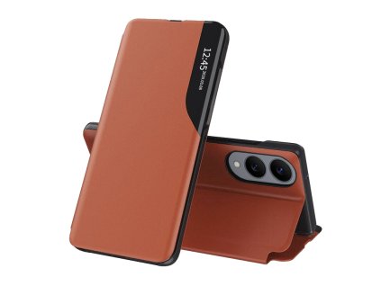 86586 techsuit efold series puzdro pre samsung galaxy s25 edge oranzove