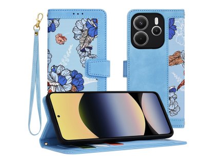 87498 techsuit flipcraft knizkove puzdro na xiaomi redmi note 14 4g 164 84 78 15 8 16 mm vibrant blue