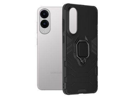 87393 techsuit silicone shield puzdro pre samsung galaxy s25 edge cierne