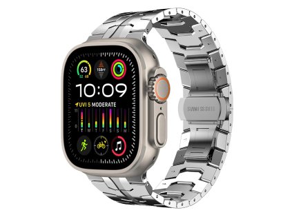 87270 techsuit watchband w063 remienok pre huawei watch gt 2 46 mm gt 2 pro gt 3 pro 46 mm ultimate xiaomi watch s1 strieborny