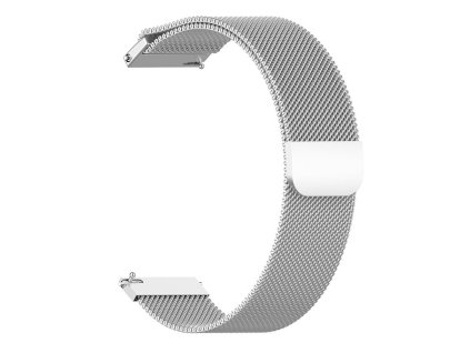 86994 techsuit watchband 18mm w009 remienok pre huawei watch gt 4 41 mm w1 honor watch s1 garmin venu 2s vivoactive 4s strieborny
