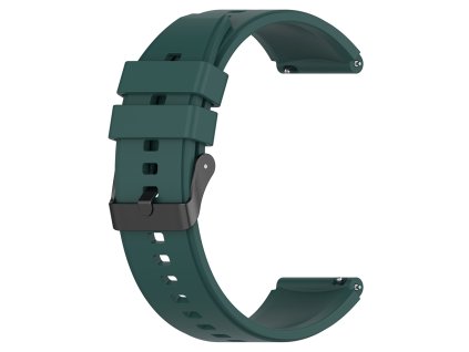86421 techsuit watchband 20mm w026 remienok pre samsung galaxy watch 4 5 active 2 huawei watch gt 3 42 mm gt 3 pro 43 mm tmavozeleny