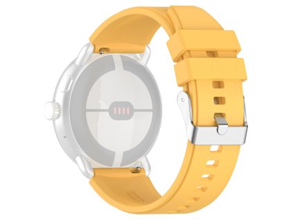 86370 techsuit watchband 20mm w026 remienok pre samsung galaxy watch 4 5 active 2 huawei watch gt 3 42 mm gt 3 pro 43 mm zlty