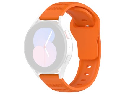 86445 techsuit watchband 20mm w050 remienok pre samsung galaxy watch 4 5 active 2 huawei watch gt 3 42 mm gt 3 pro 43 mm oranzovy