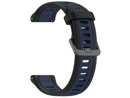 86763 techsuit watchband 22mm w053 remienok pre huawei watch gt 2 46 mm gt 2 pro gt 3 pro 46 mm ultimate xiaomi watch s1 tmavomodry