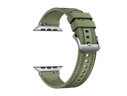 86061 techsuit watchband 35mm w051 remienok pre apple watch 1 10 se se 2 ultra ultra 2 42 44 45 46 49 mm zeleny