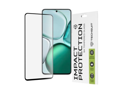 80844 techsuit 111d full cover full glue glass tvrdene sklo pre honor x9c smart cierne